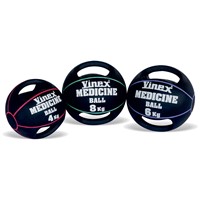 Vinex Rubber Medicine Ball - Double Handle